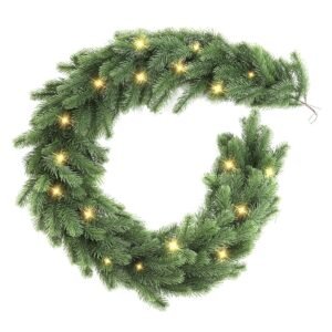 1.8m Christmas Garland with LED lights Party Xmas Decorations