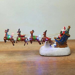 Light-Up Christmas Village Decoration Set