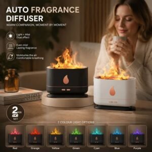 2 Pack USB Flame Diffuser