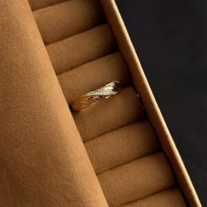 Elegant Luxury Zircon Ring | Christmas Small Present | Retro Court‑Style Fashion Women Finger Band