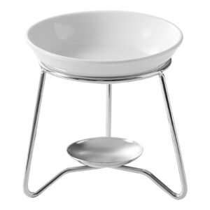 Wax Candle Burner for Home-Silver