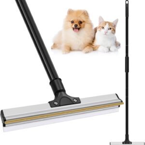 CARLA HOME Pet Hair Remover Broom with Long Handle