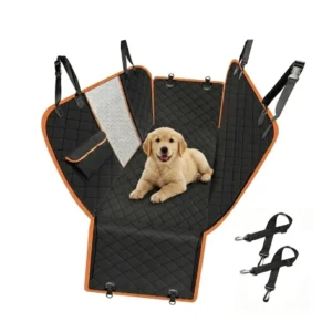 CARLA HOME Waterproof Dog Car Seat Cover Hammock - Black