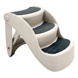 Furtastic 38cm Foldable Pet Stairs Non-Slip Dog Cat Steps