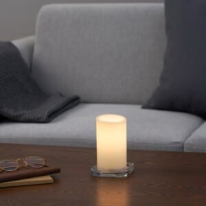 Flameless LED Pillar Candles — 5 Pack