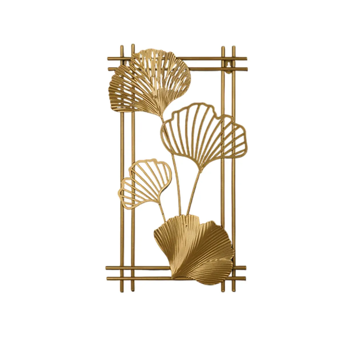 3D Metal Leaf Wall Hanging — Chinese Style - Image 2