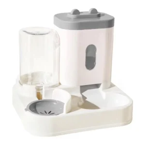 2in1 Pet Bowl Vertical Feeder and Drinker Cat Dog Bowl Wat