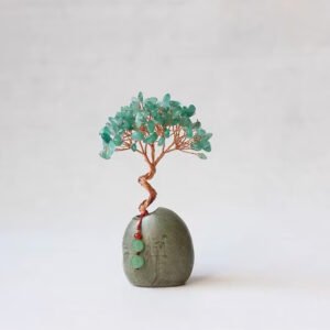 Tungling Jade Natural Crystal Wealth Tree