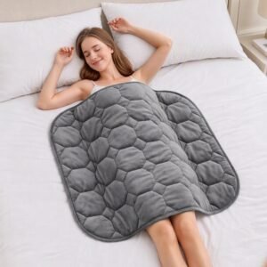 Weighted Lap Blanket 3.2kg — Grey Velvet