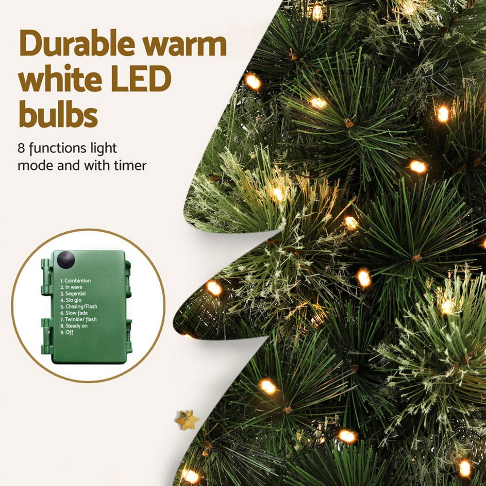 Christmas Tree 60CM Mini Tabletop 8 Light Modes Timer Xmas Tree - Image 5