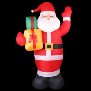 Christmas Inflatable Santa 2.4M Illuminated Decorations