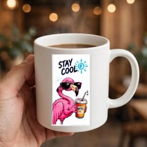 Stay Cool Flamingo Coffee Mug