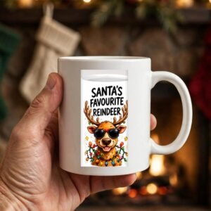 Santa's Favourite Reindeer Mug