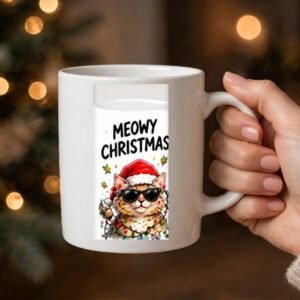 Meowy Christmas Mug