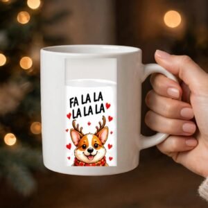 Fa La La Corgi Mug