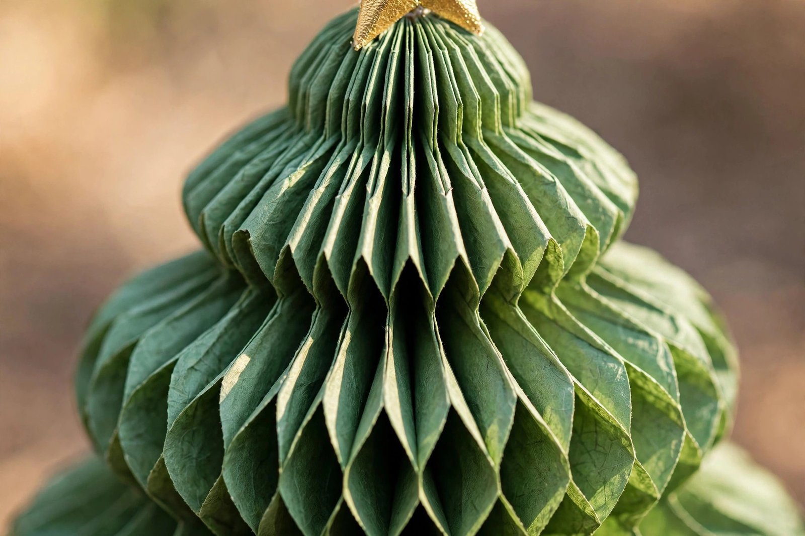 Folding Green Tabletop Christmas Tree 47cm - Image 3